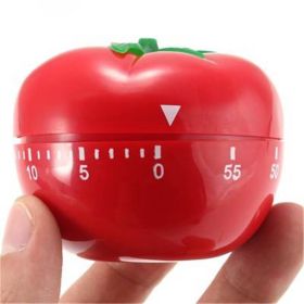 Tomato Shape 60 Minutes Kitchen Mechanical Timer Cooking Countdown Reminder