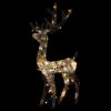 Acrylic Reindeer Christmas Decoration 140 LEDs 50.4" Colorful