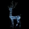 Acrylic Reindeer Christmas Decoration 140 LEDs 47.2" Cold White