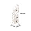 Classic Free standing Metal toilet paper holder, White