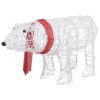 Christmas Light Decoration Bear 45 LEDs 28"x6"x13" Acrylic