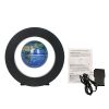 3.5 Inch Magnetic Levitation Floating Globe World Map Tellurion Anti Gravity with LED Light Round Shape Base for Home Office Desk Decoration Children