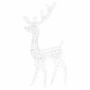 Acrylic Reindeer Christmas Decoration 140 LEDs 50.4" Warm White