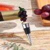 1pc Crystal Grape Bunch Wine Bottle Stopper Wine Storage Twist Cap Plug Reusable Vacuum Sealed Bottle Cap Champagne Stopper Wine Gifts Bar Tools