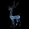 Acrylic Reindeer Christmas Decoration 140 LEDs 47.2" Cold White
