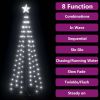 Christmas Cone Tree Cold White 100 LEDs Decoration 27.6"x70.9"
