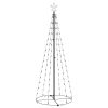Christmas Cone Tree Cold White 100 LEDs Decoration 27.6"x70.9"