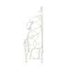 Classic Free standing Metal toilet paper holder, White