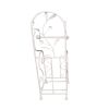 Classic Free standing Metal toilet paper holder, White