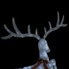 Flying Reindeer Christmas Decoration 120 LEDs Silver Cold White