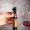 1pc Crystal Grape Bunch Wine Bottle Stopper Wine Storage Twist Cap Plug Reusable Vacuum Sealed Bottle Cap Champagne Stopper Wine Gifts Bar Tools