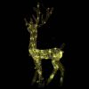 Acrylic Reindeer Christmas Decoration 140 LEDs 50.4" Warm White