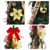 Christmas Tree,6Ft Prelit Christmas Tree with Lights,Artificial Xmas Tree with Led Lights Easy Assembly Foldable Stand