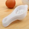 3pcs Egg Yolk Separator Egg Processing Funnel Egg White Spoon
