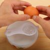 3pcs Egg Yolk Separator Egg Processing Funnel Egg White Spoon
