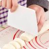 Baking Utensils Trapezoidal Plastic Scraper Board Butter Dessert