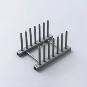 Kitchen Organizer Spoon Holder Lid Shelf Cooking Dish Rack Pan Cover Stand Kitchen Accessories (Color: Gray)