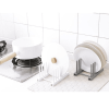 Kitchen Organizer Spoon Holder Lid Shelf Cooking Dish Rack Pan Cover Stand Kitchen Accessories