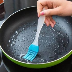 Silicone Baking Bakeware Bread Cooking Brushes Pastry Oil BBQ Tool (Color: Blue)