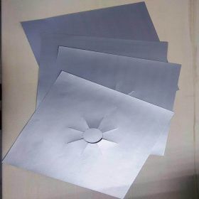Gas Stove Cooker Protectors Cover Liner Clean Pad Gas Burner Covers Stovetop Protector Accessories (Color: Grey, size: 4 Pieces)