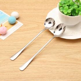Kitchen Creative Stainless Steel Long Handle Spoon (size: Z2)