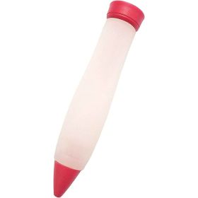 2022 Mold Cup Icing Piping Silicone Food Writing Pen Chocolate Cake Mold Cup Cookie Icing Piping DIY Doodle Pen Milking Grease Pen Kitchen Accessories (Color: Red, size: 1Pcs)