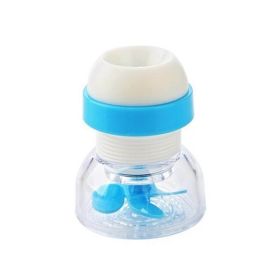 Faucet Filter Tip Anti-spill Shower Tap Water Filter Water Purifier Showerhead Filter Economizer (Color: Blue)