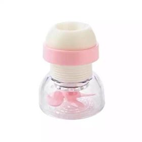 Faucet Filter Tip Anti-spill Shower Tap Water Filter Water Purifier Showerhead Filter Economizer (Color: Pink)