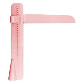 1pcs Adjustable Cake Scraper (Color: Pink)