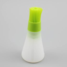 Fangyuan suckable oil control seasoning barbecue brush baking oil bottle squeeze oil brush (Color: Green)