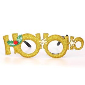 Christmas Decorations Adult Children Toys Santa Claus Snowman Antler Glasses Christmas Glasses (Color: As The Picture 4)