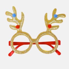 Christmas Decorations Adult Children Toys Santa Claus Snowman Antler Glasses Christmas Glasses (Color: As The Picture 10)