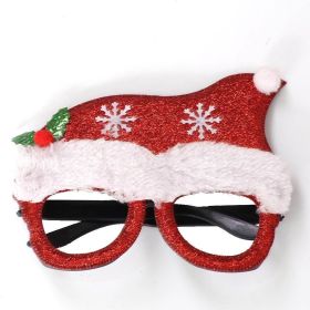 Christmas Decorations Adult Children Toys Santa Claus Snowman Antler Glasses Christmas Glasses (Color: As The Picture 12)
