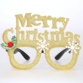 Christmas Decorations Adult Children Toys Santa Claus Snowman Antler Glasses Christmas Glasses (Color: As The Picture 5)