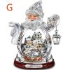 Christmas Tree Rotating Sculpture Train Decorations Paste Window Paste Stickers Christmas Decoration
