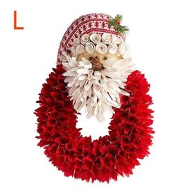 Christmas Tree Rotating Sculpture Train Decorations Paste Window Paste Stickers Christmas Decoration (size: L)