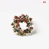 Metal Christmas Tree Napkin Rings Bow Flower Wreath Mouth Ring Wedding Banquet Hotel Table Supplies