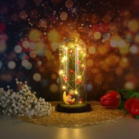 Romantic Immortal Wire Lamp Christmas Micro Landscape Decoration (Color: Green)