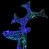 Reindeer Christmas Decoration 90 LEDs 23.6"x6.3"x39.4" Acrylic