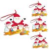2020 Christmas tree ornaments Santa Claus snowman isolation survivor family pendant ornaments