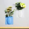Free shipping Silicone Sticky Vase Magic Rubber Flower Plant Vases Flower Container For Office Sticky Vase  Decoration Home YJ