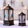 1pc Christmas Decorations For Home LED Santa Claus Tea Light Candles Christmas Tree Ornament