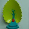 8x14cm Leaf crab Faucet Extender Blue Plastic Vein