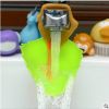 8x14cm Leaf crab Faucet Extender Blue Plastic Vein