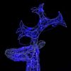 Reindeer Christmas Decoration 90 LEDs 23.6"x6.3"x39.4" Acrylic