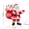 2020 Christmas Ornament Santa Wearing A Face Mask Decorate Christmas Tree Home Decoration Cartoon