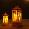 1pc Christmas Decorations For Home LED Santa Claus Tea Light Candles Christmas Tree Ornament