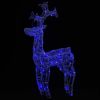 Reindeer Christmas Decoration 90 LEDs 23.6"x6.3"x39.4" Acrylic