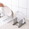 Kitchen Organizer Spoon Holder Lid Shelf Cooking Dish Rack Pan Cover Stand Kitchen Accessories