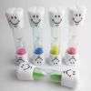 Multicolor 3 Minute Hourglass Kids Toothbrush Timer Smiley Sand Egg Timer 3 Minute Timer